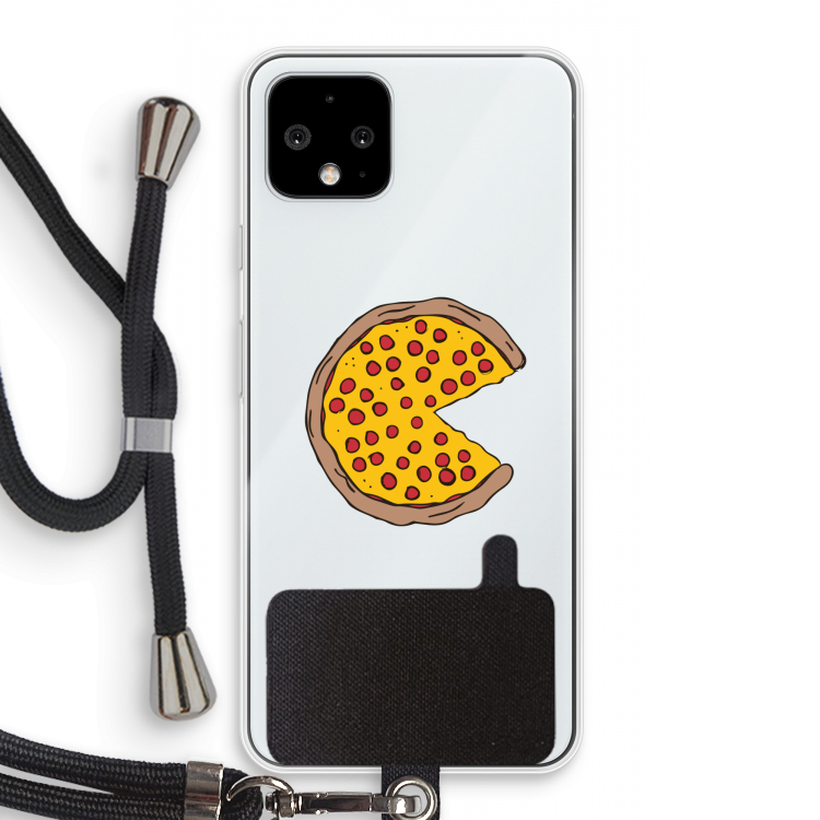 You Complete Me #2: Pixel 4 Transparant Hoesje met koord