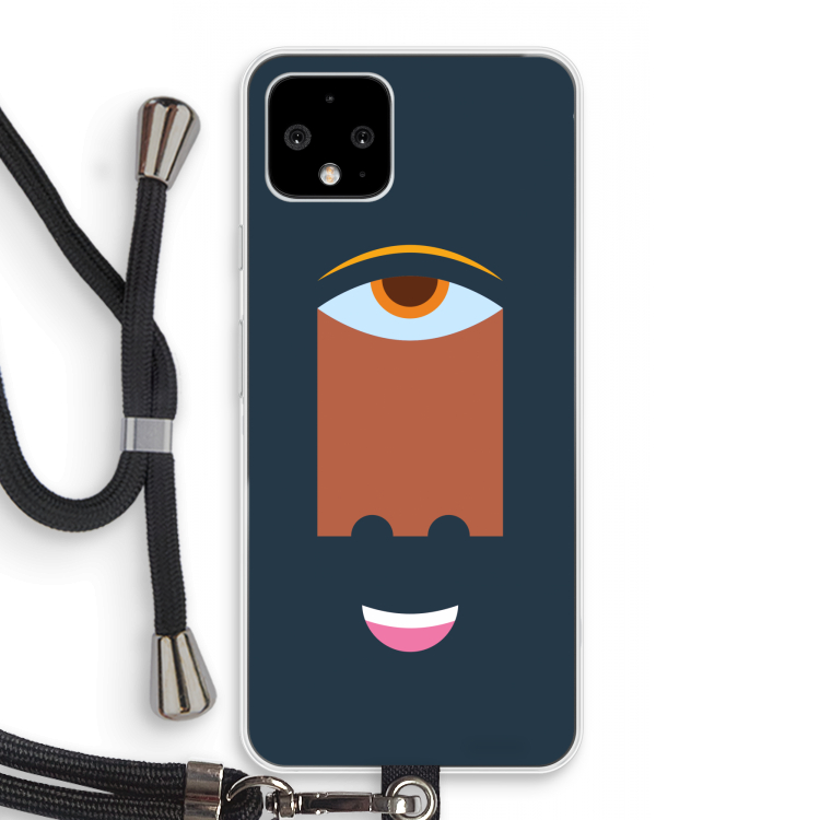 Mono M: Pixel 4 Transparant Hoesje met koord