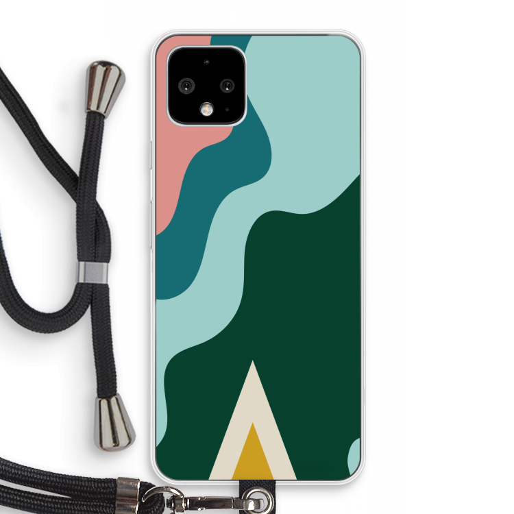 Noor B: Pixel 4 Transparant Hoesje met koord