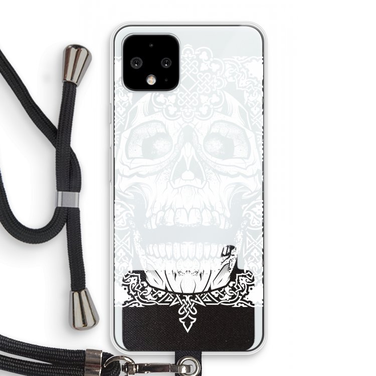 Seek & Destroy: Pixel 4 Transparant Hoesje met koord