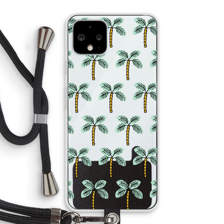 Paradise: Pixel 4 Transparant Hoesje met koord