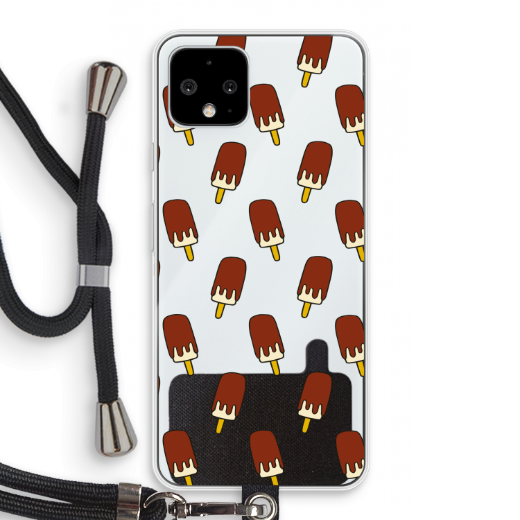 Yummy: Pixel 4 Transparant Hoesje met koord