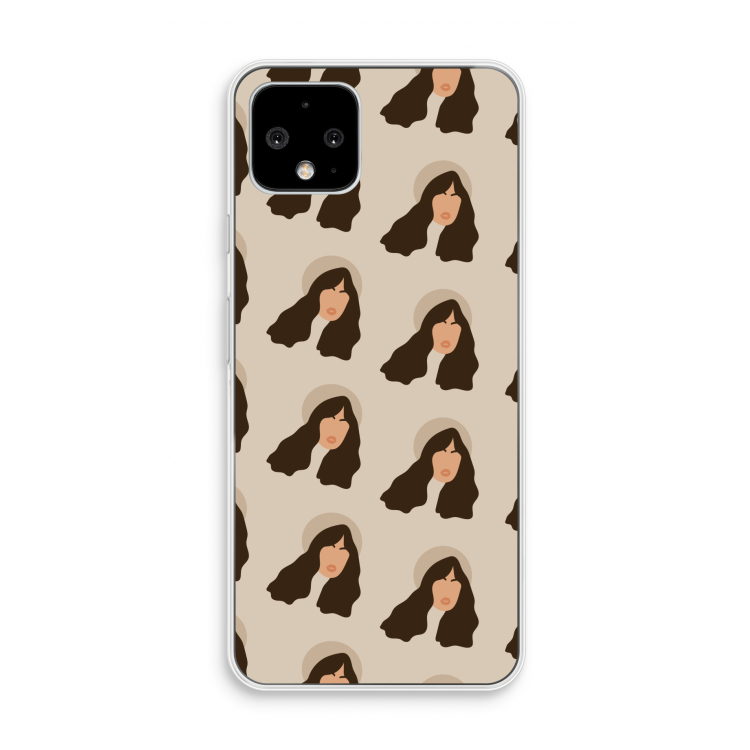 Bonjour mon amour: Pixel 4 Transparant Hoesje