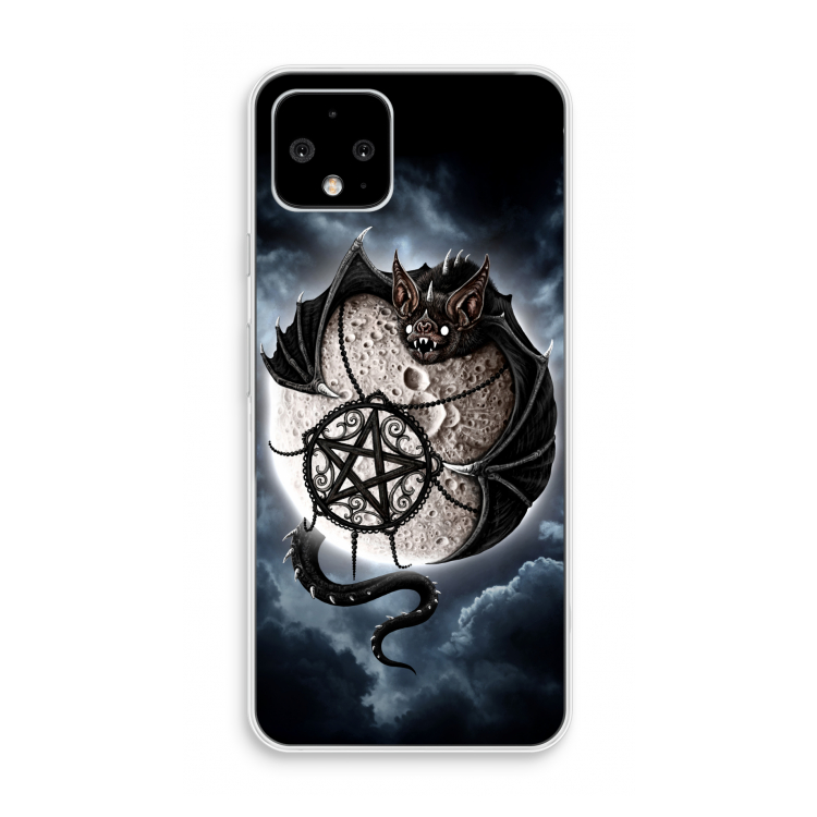 Volle maan: Pixel 4 Transparant Hoesje