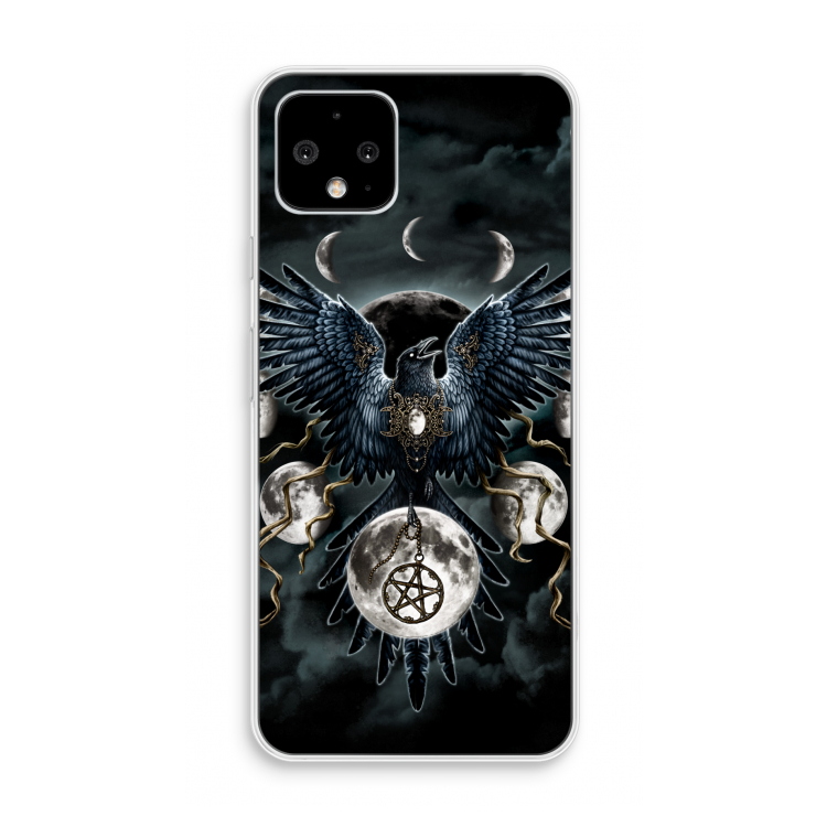 Sinister Wings: Pixel 4 Transparant Hoesje