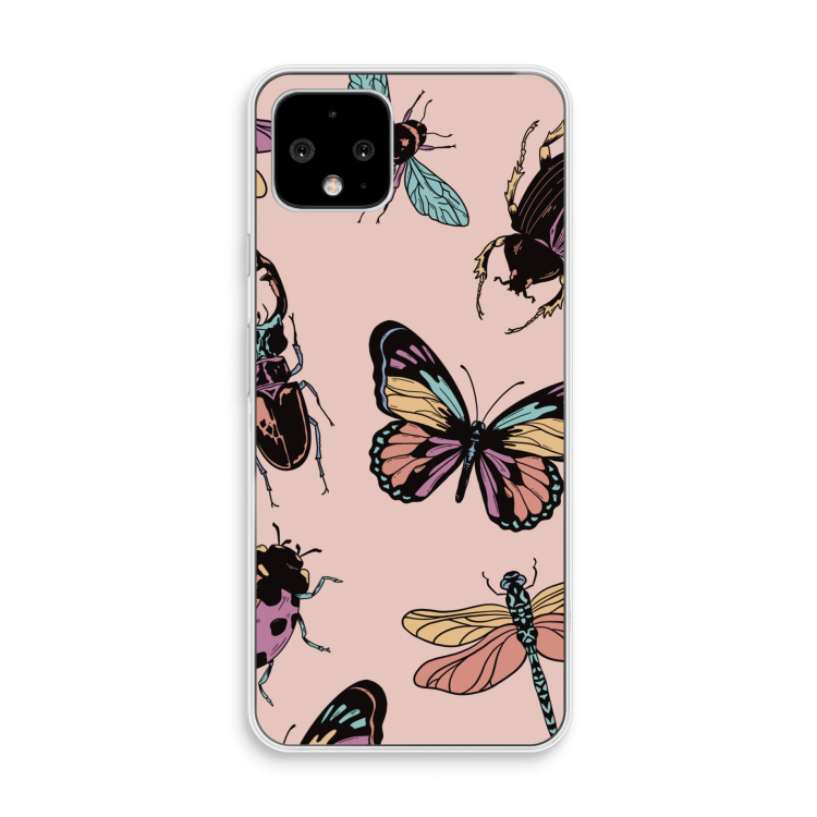Tiny Bugs: Pixel 4 Transparant Hoesje