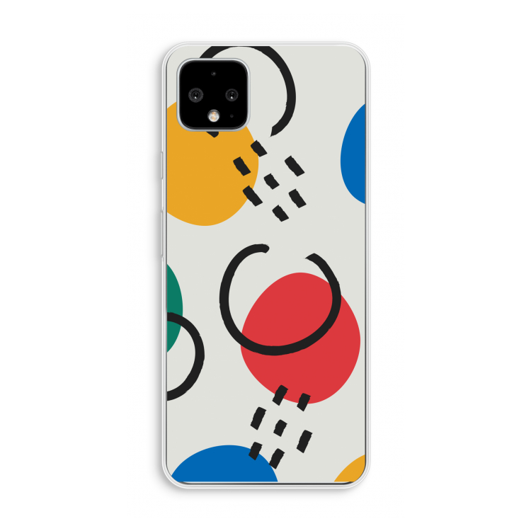 Illustratieve pop 3: Pixel 4 XL Transparant Hoesje