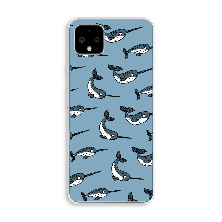 Narwhal: Pixel 4 XL Transparant Hoesje