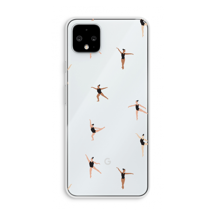 Dancing #1: Pixel 4 XL Transparant Hoesje