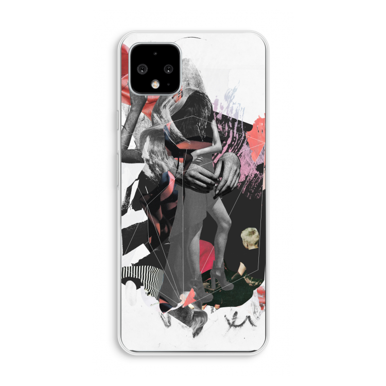 Dissimulation du réel: Pixel 4 XL Transparant Hoesje