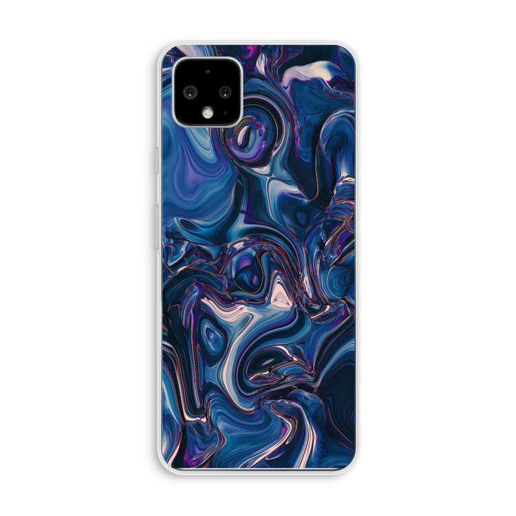 Mirrored Mirage: Pixel 4 XL Transparant Hoesje