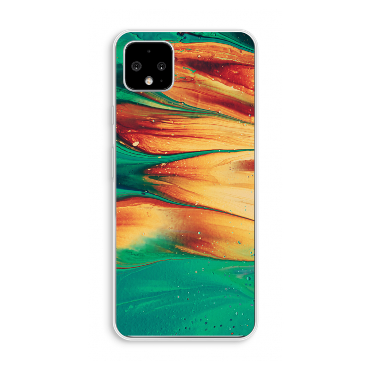 Green Inferno: Pixel 4 XL Transparant Hoesje
