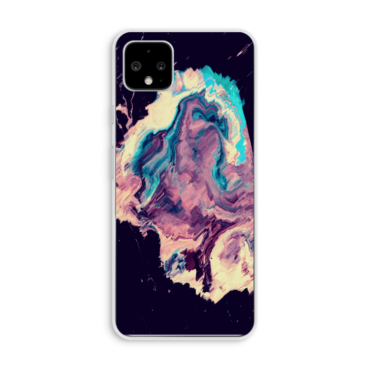 Cosmic Silence: Pixel 4 XL Transparant Hoesje