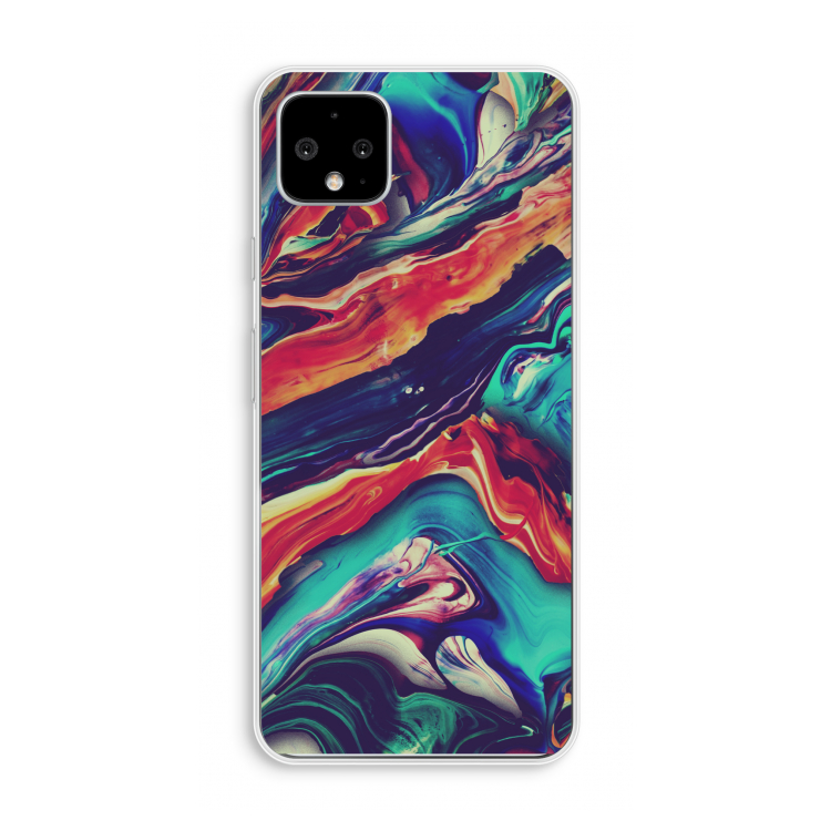 Chameleon Sun: Pixel 4 XL Transparant Hoesje