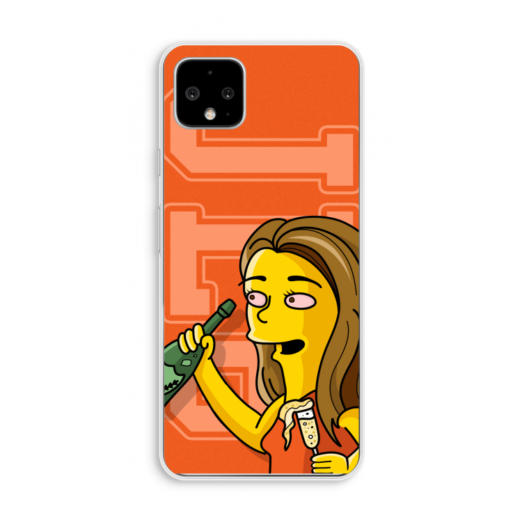 Jamie Lee Simpson: Pixel 4 XL Transparant Hoesje