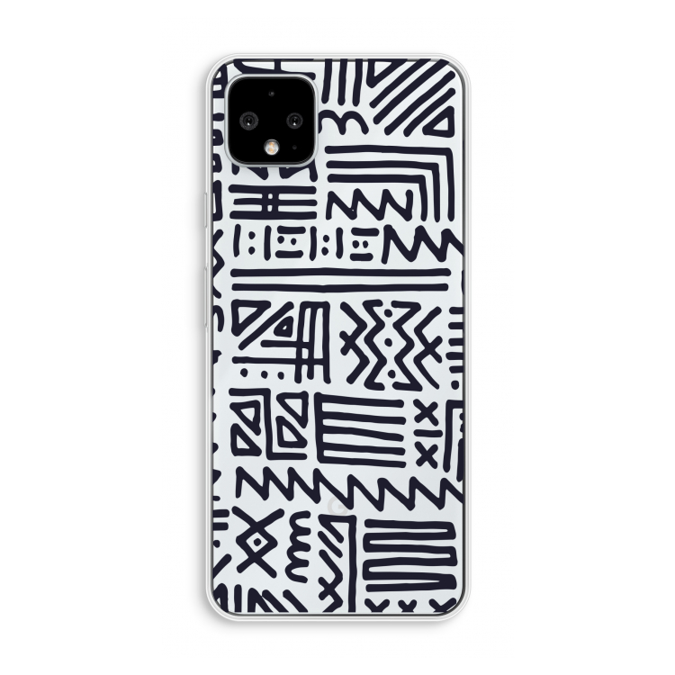 Marrakech print: Pixel 4 XL Transparant Hoesje
