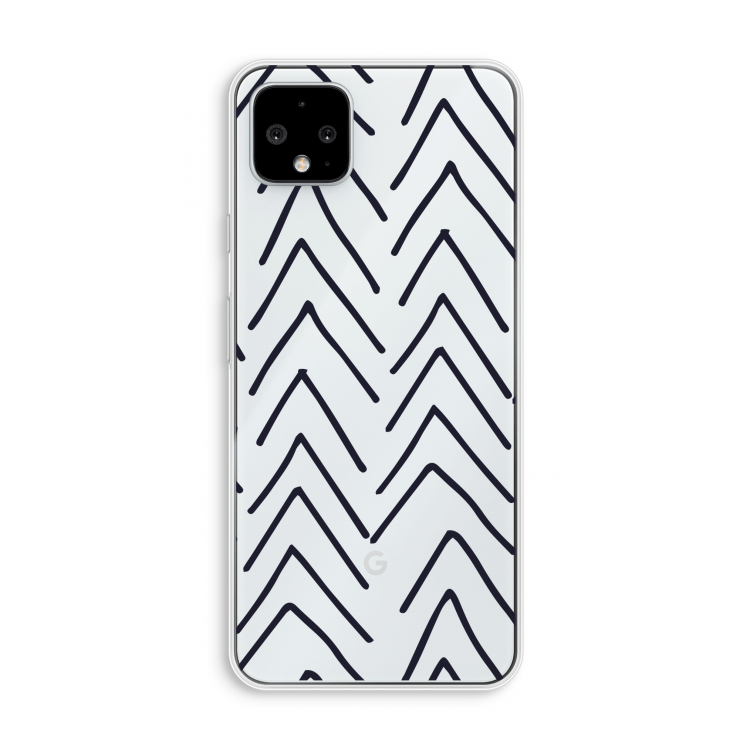 Marrakech Arrows: Pixel 4 XL Transparant Hoesje