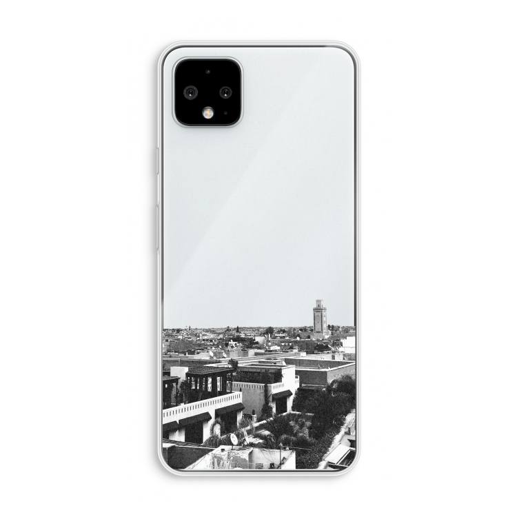 Marrakech Skyline : Pixel 4 XL Transparant Hoesje