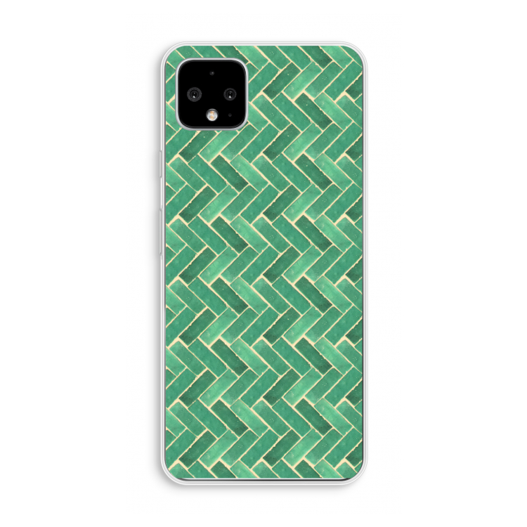 Moroccan tiles 2: Pixel 4 XL Transparant Hoesje
