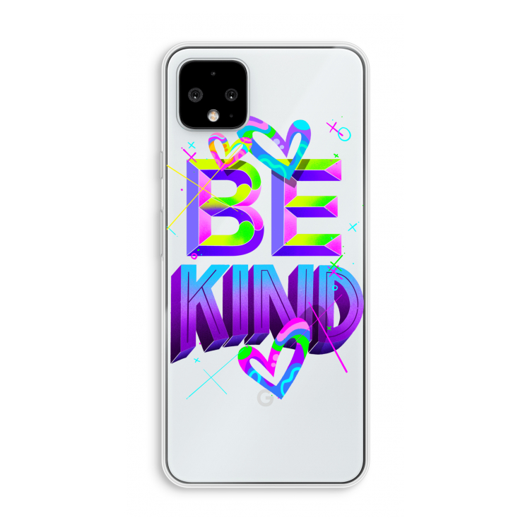 Be Kind: Pixel 4 XL Transparant Hoesje
