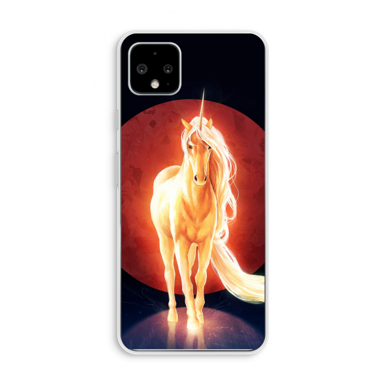 Last Unicorn: Pixel 4 XL Transparant Hoesje