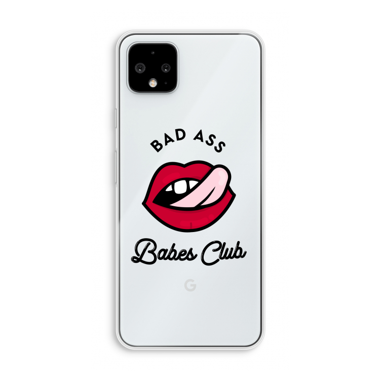 Badass Babes Club: Pixel 4 XL Transparant Hoesje