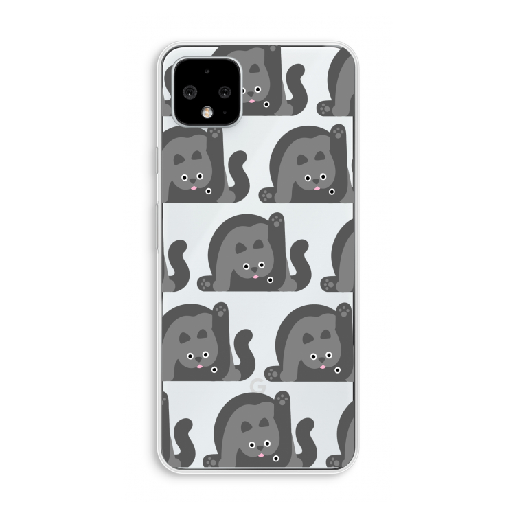 Cats: Pixel 4 XL Transparant Hoesje