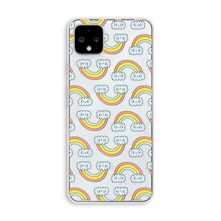 Regenboog: Pixel 4 XL Transparant Hoesje