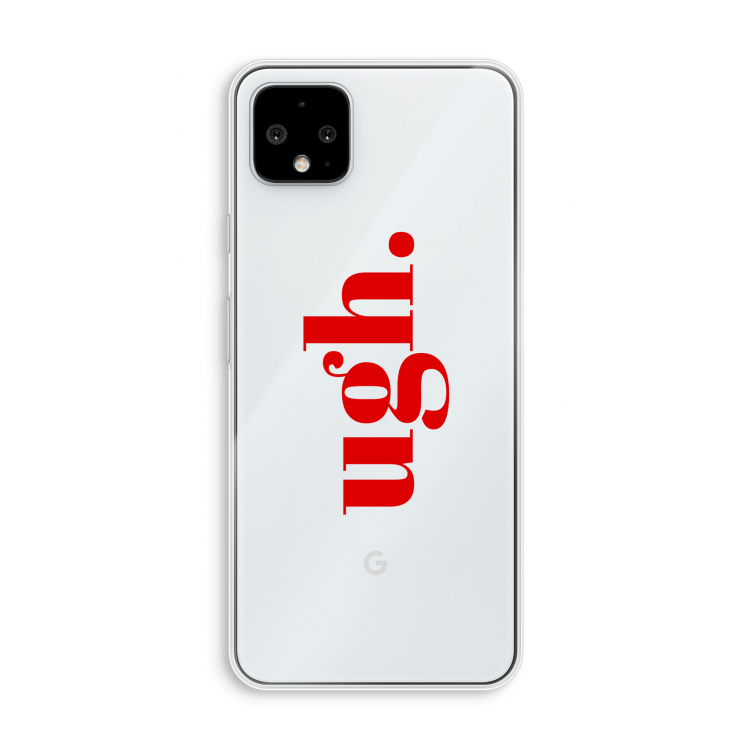 Ugh: Pixel 4 XL Transparant Hoesje
