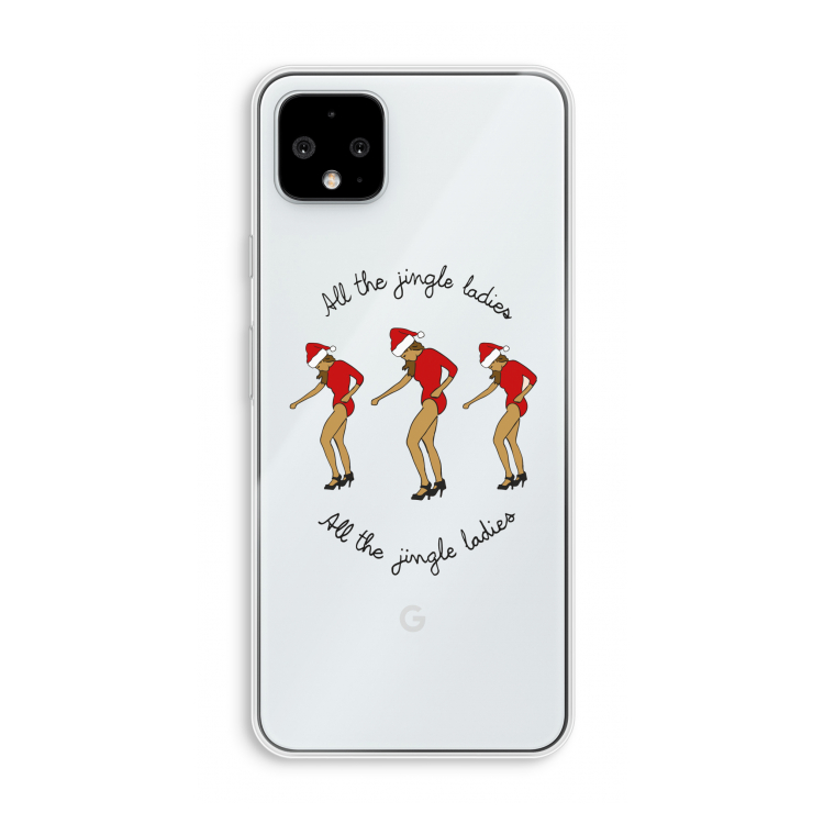 Jingle Ladies: Pixel 4 XL Transparant Hoesje