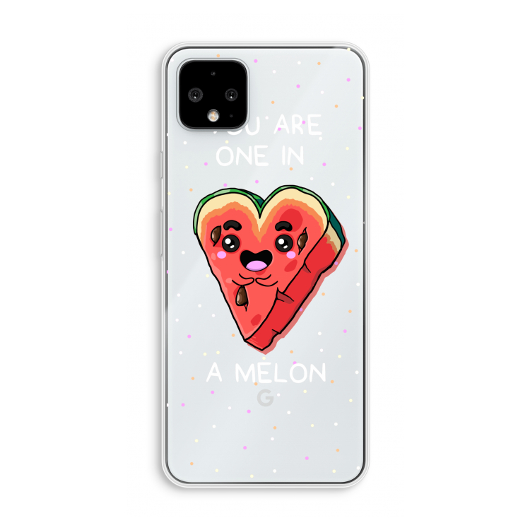 One In A Melon: Pixel 4 XL Transparant Hoesje