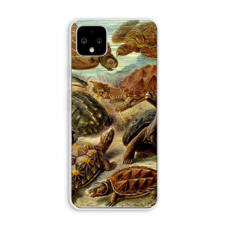 Haeckel Chelonia: Pixel 4 XL Transparant Hoesje