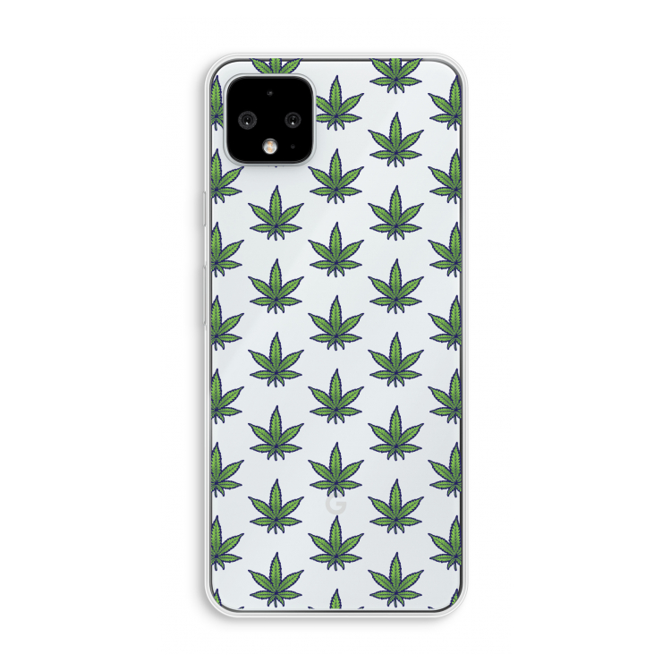 Weed: Pixel 4 XL Transparant Hoesje