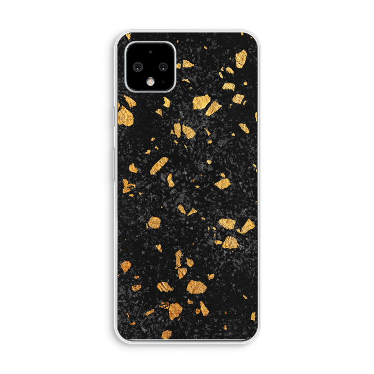 Terrazzo N°7: Pixel 4 XL Transparant Hoesje