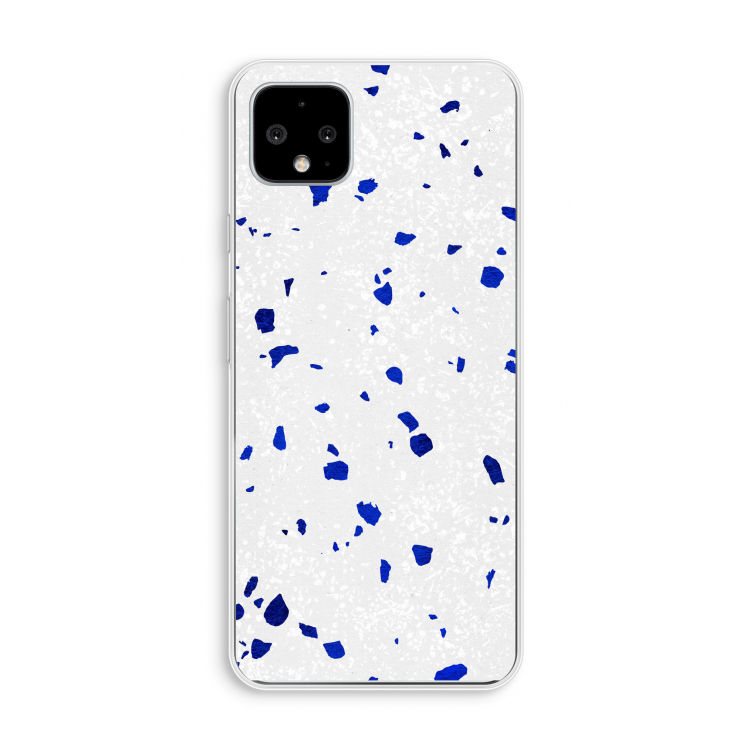 Terrazzo N°5: Pixel 4 XL Transparant Hoesje