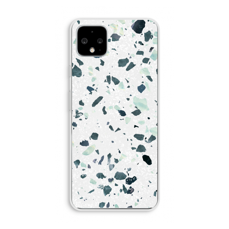 Terrazzo N°2: Pixel 4 XL Transparant Hoesje