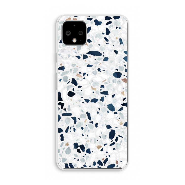 Terrazzo N°1: Pixel 4 XL Transparant Hoesje