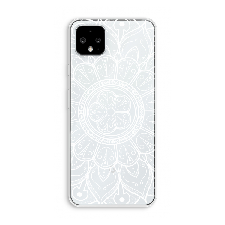 Roses Are Red: Pixel 4 XL Transparant Hoesje