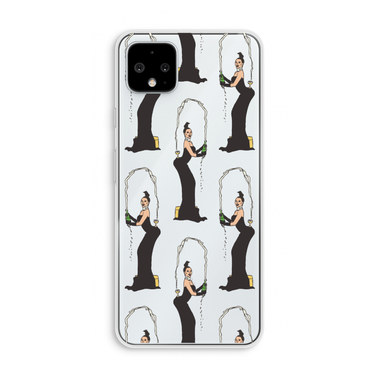 Pop Some Kim: Pixel 4 XL Transparant Hoesje