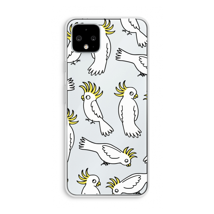 Papegaai: Pixel 4 XL Transparant Hoesje