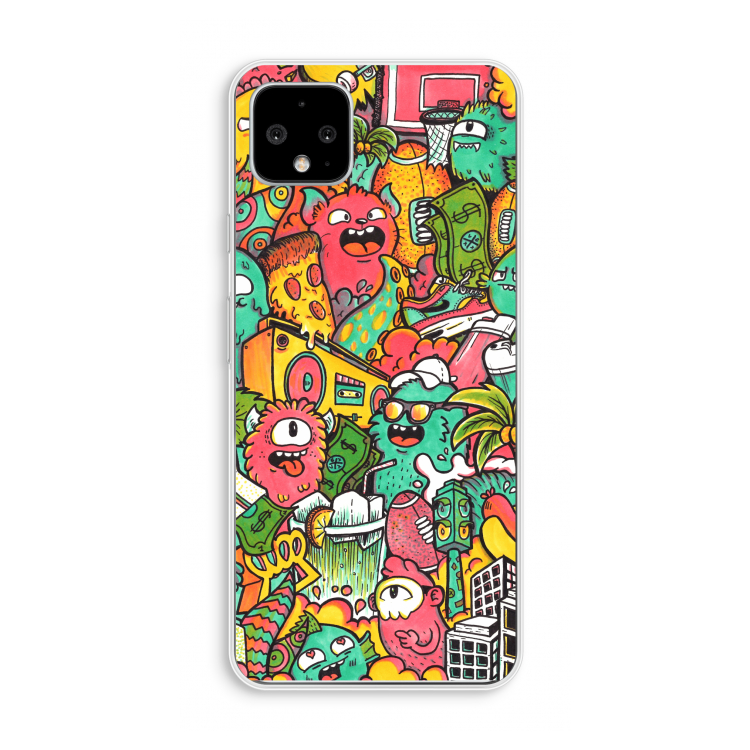Vexx City: Pixel 4 XL Transparant Hoesje