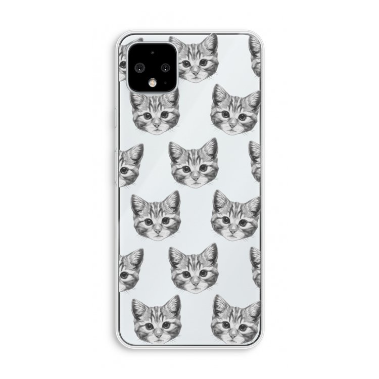 Kitten: Pixel 4 XL Transparant Hoesje