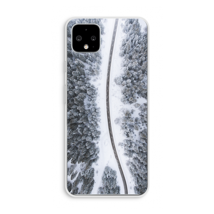 Snøfall: Pixel 4 XL Transparant Hoesje