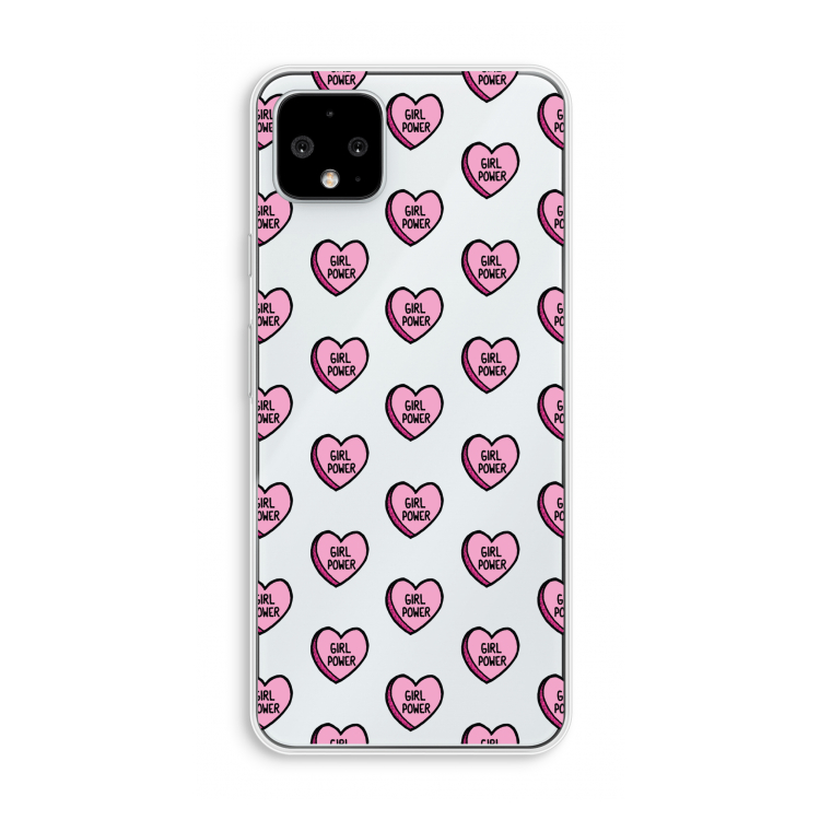 GIRL POWER: Pixel 4 XL Transparant Hoesje