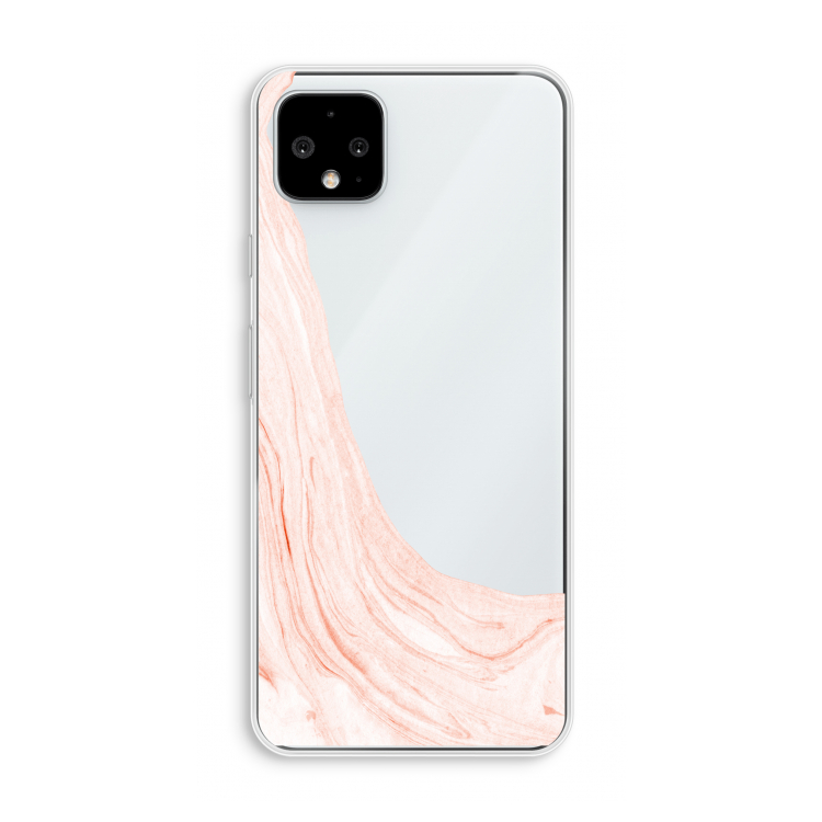 Peach bath: Pixel 4 XL Transparant Hoesje