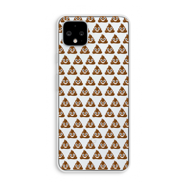 Poop emoji: Pixel 4 XL Transparant Hoesje