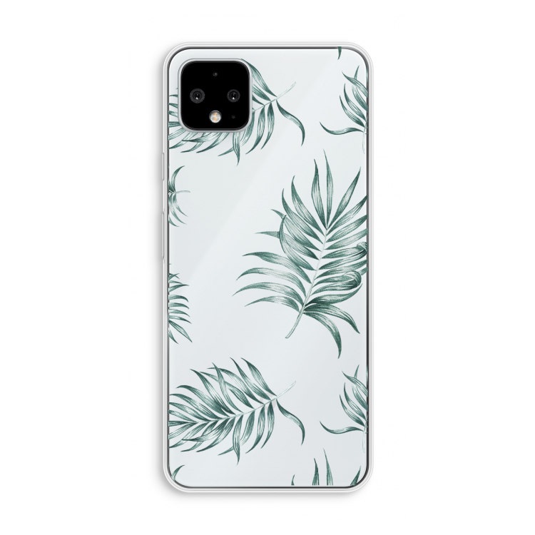 Simple leaves: Pixel 4 XL Transparant Hoesje