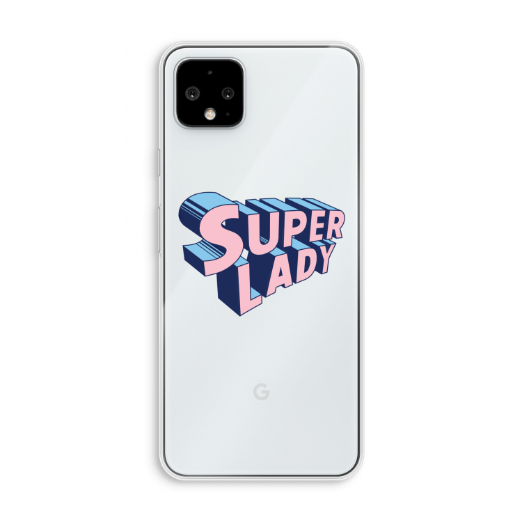 Superlady: Pixel 4 XL Transparant Hoesje