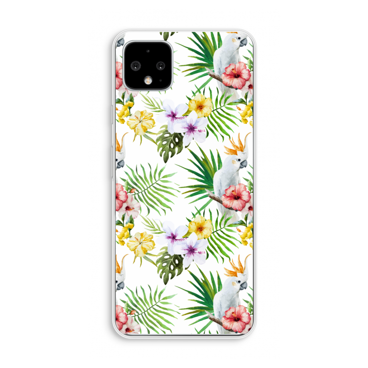 Gele kuif: Pixel 4 XL Transparant Hoesje