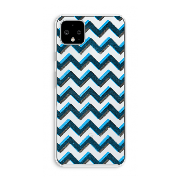 Onderbroken lijn: Pixel 4 XL Transparant Hoesje